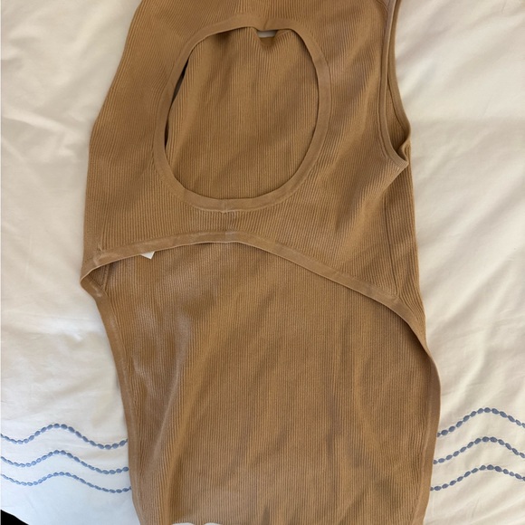 Tibi backless Ribbed Tank Top - Picture 2 of 2